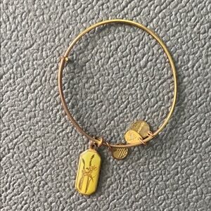 Alex and Ani Gold Charm Bracelet